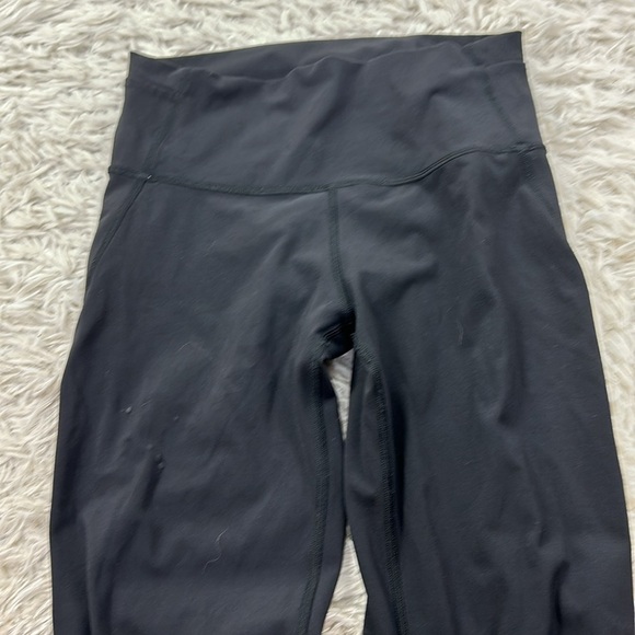 Lululemon Mix & Mesh Crop *21" Black / Chirasu Black / Black - Picture 2 of 6